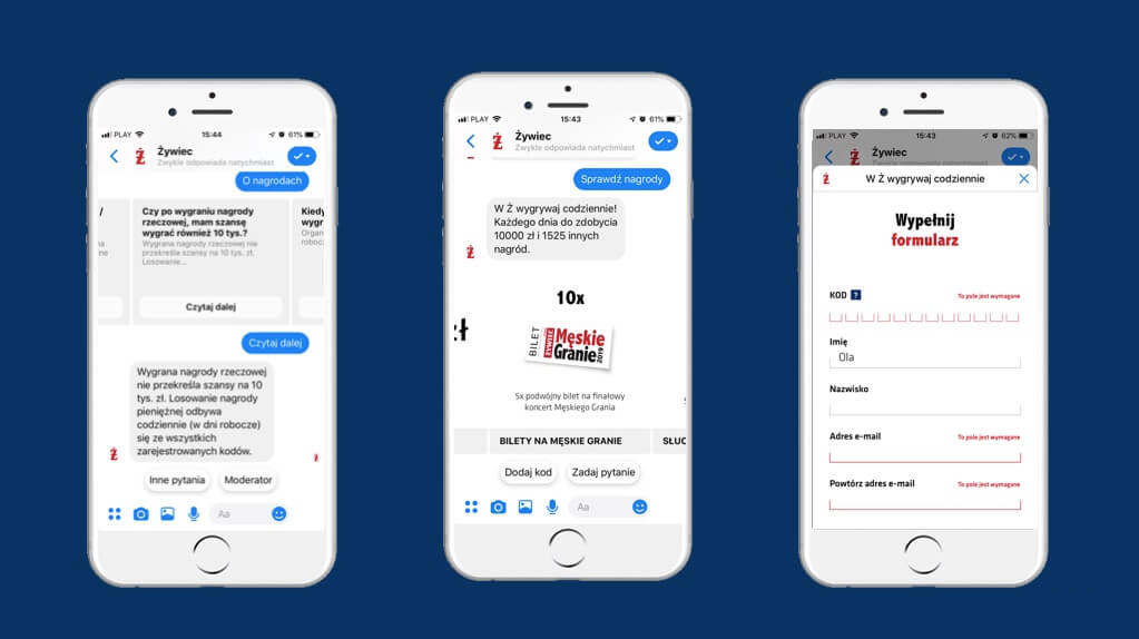 Chatbot contests – Żywiec