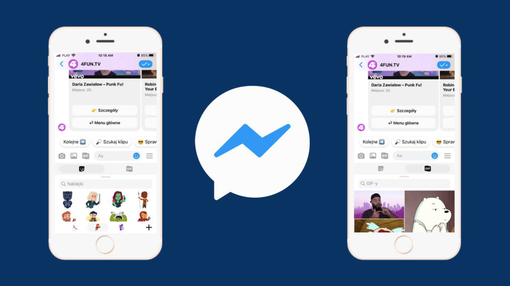Aktualizacja Messengera 2020 - zmiany w emoji