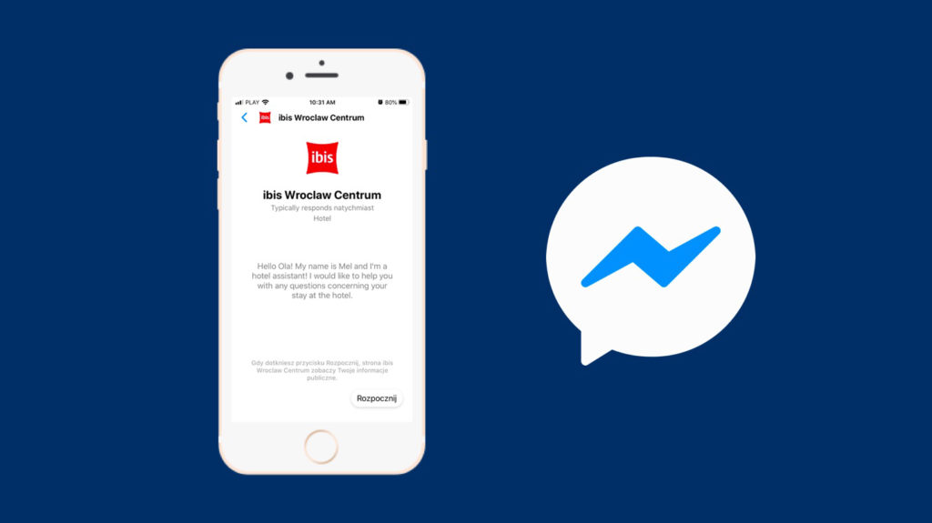 Aktualizacja Messengera 2020 - zmiany w przycisku "Rozpocznij"